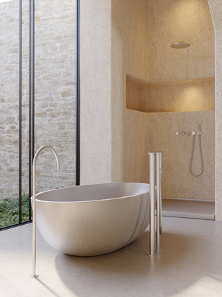 Beige Cream Bathroom