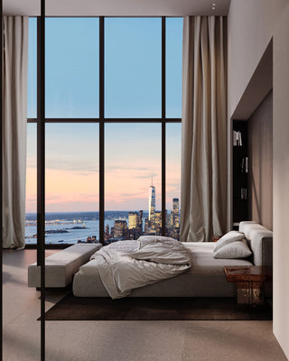 Inside a New York High-Rise Apartment: Fior di Bosco Stone and Piet Boon