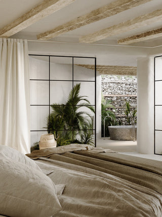 Minimalist Bohemian En-Suite Bathroom