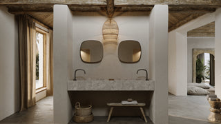 PB BASIN - Bathroom wash basin - 180cm cocoon biege