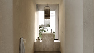 PB BASIN - Bathroom wash basin - 60cm cocoon beige