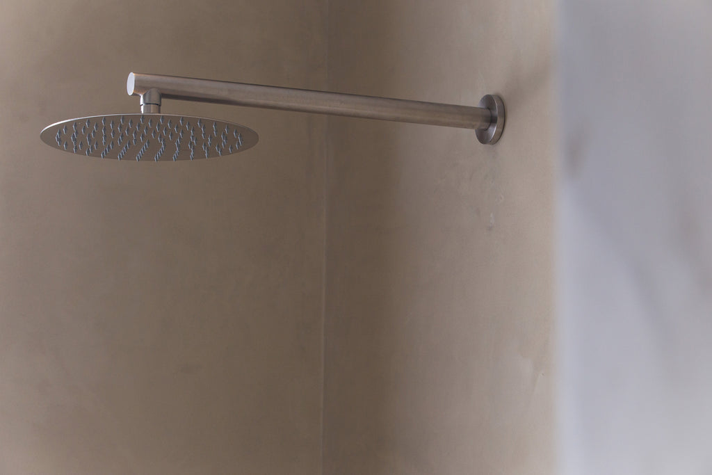 Wall Fixed Rain Shower Set Copper: MONO 25 – COCOON