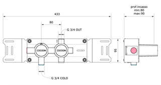 BOX04-VALVE -  Build-in part thermostat & valve