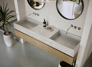 MSN BASIN 186 - Custom washbasin with pop-up waste