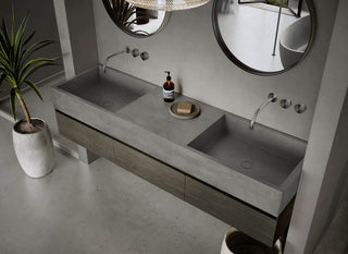 MSN BASIN 186 - Custom washbasin with pop-up waste