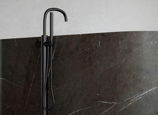 PB 40 - Floor mounted bath mixer with diverter and hand shower