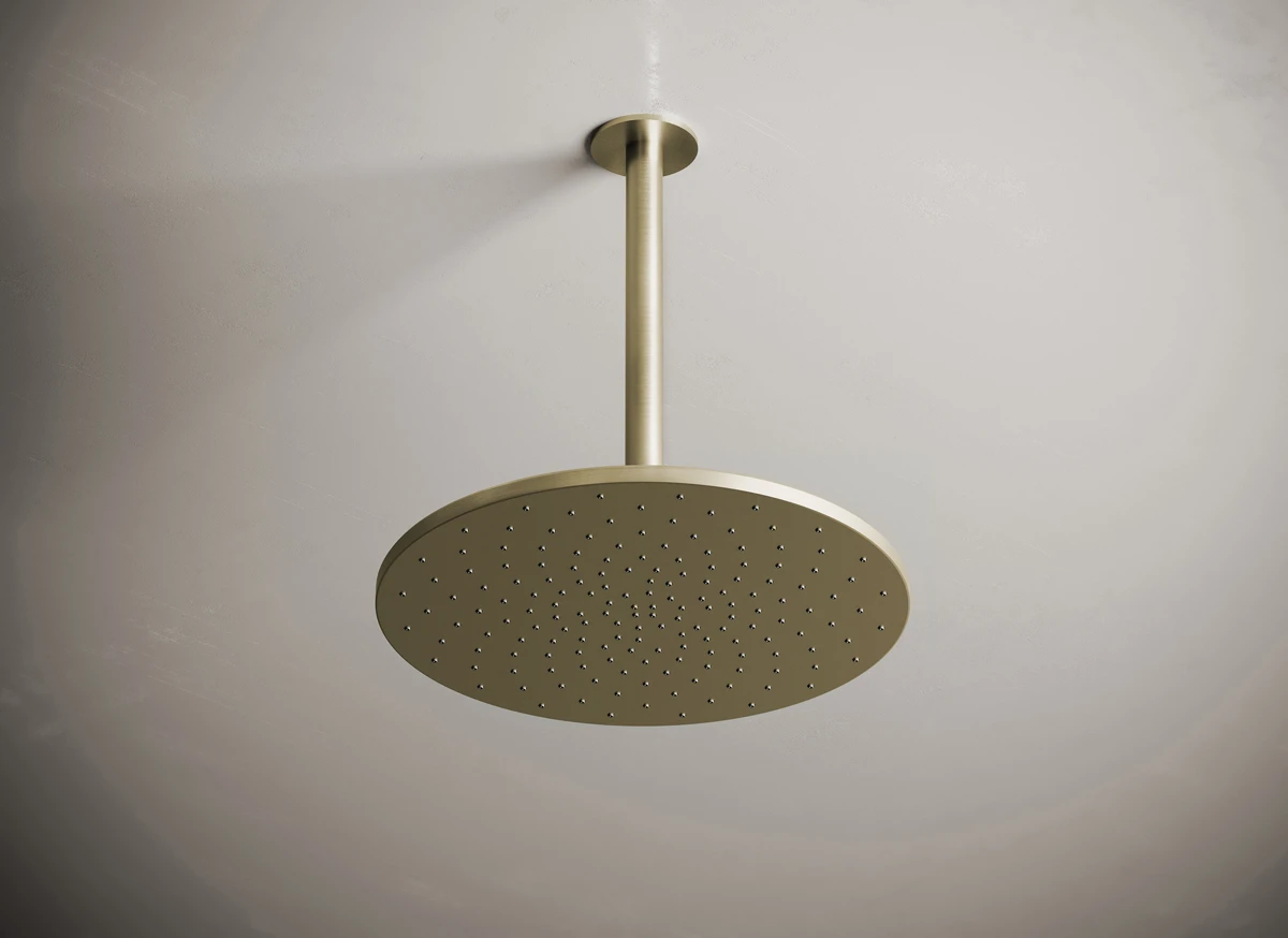 Jp 31 Ceiling Mounted Rain Shower 300mm Brushed Gold Bycocoon