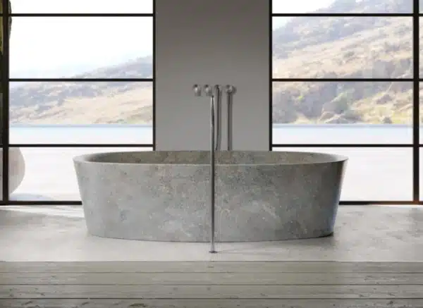 purist bath natural grey